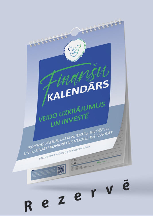 Interaktīvs finanšu kalendārs (bez fiksēta gada) Rezervē jau tagad