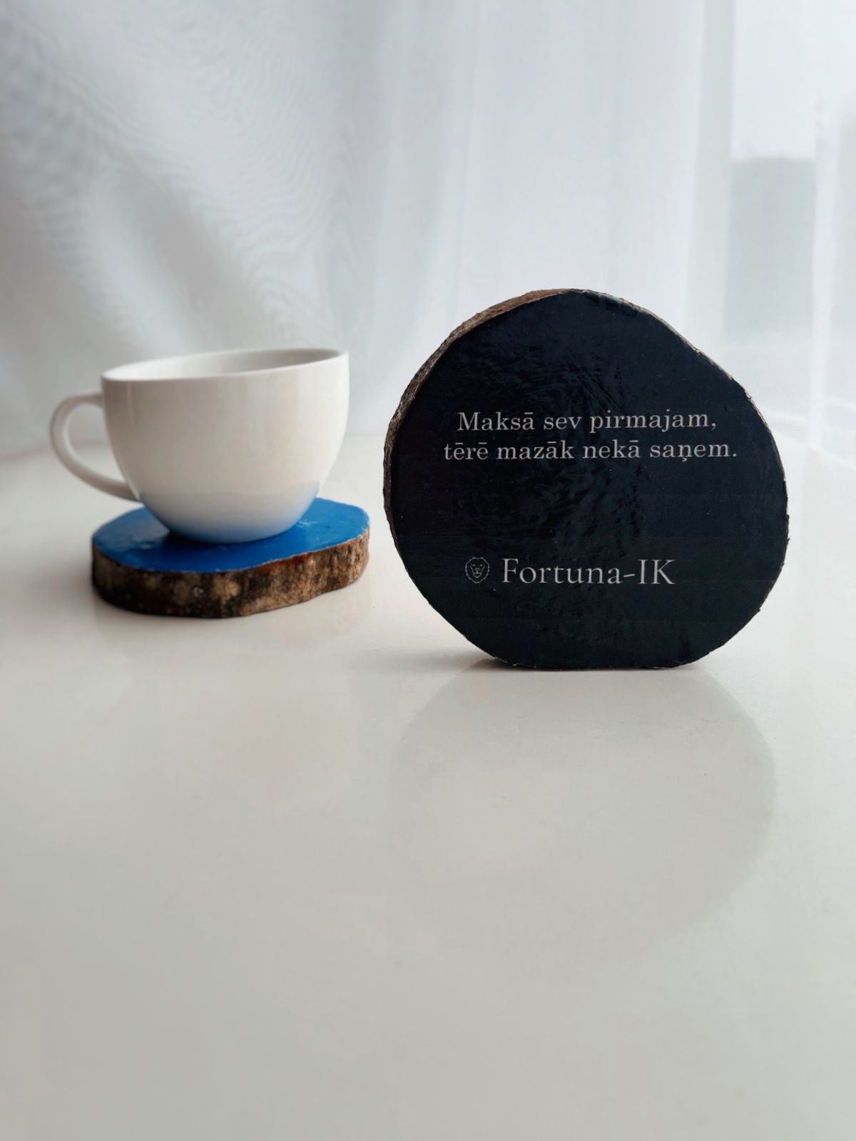 Krūžu koka paliktnis “Maksā sev pirmajam, tērē mazāk nekā saņem”