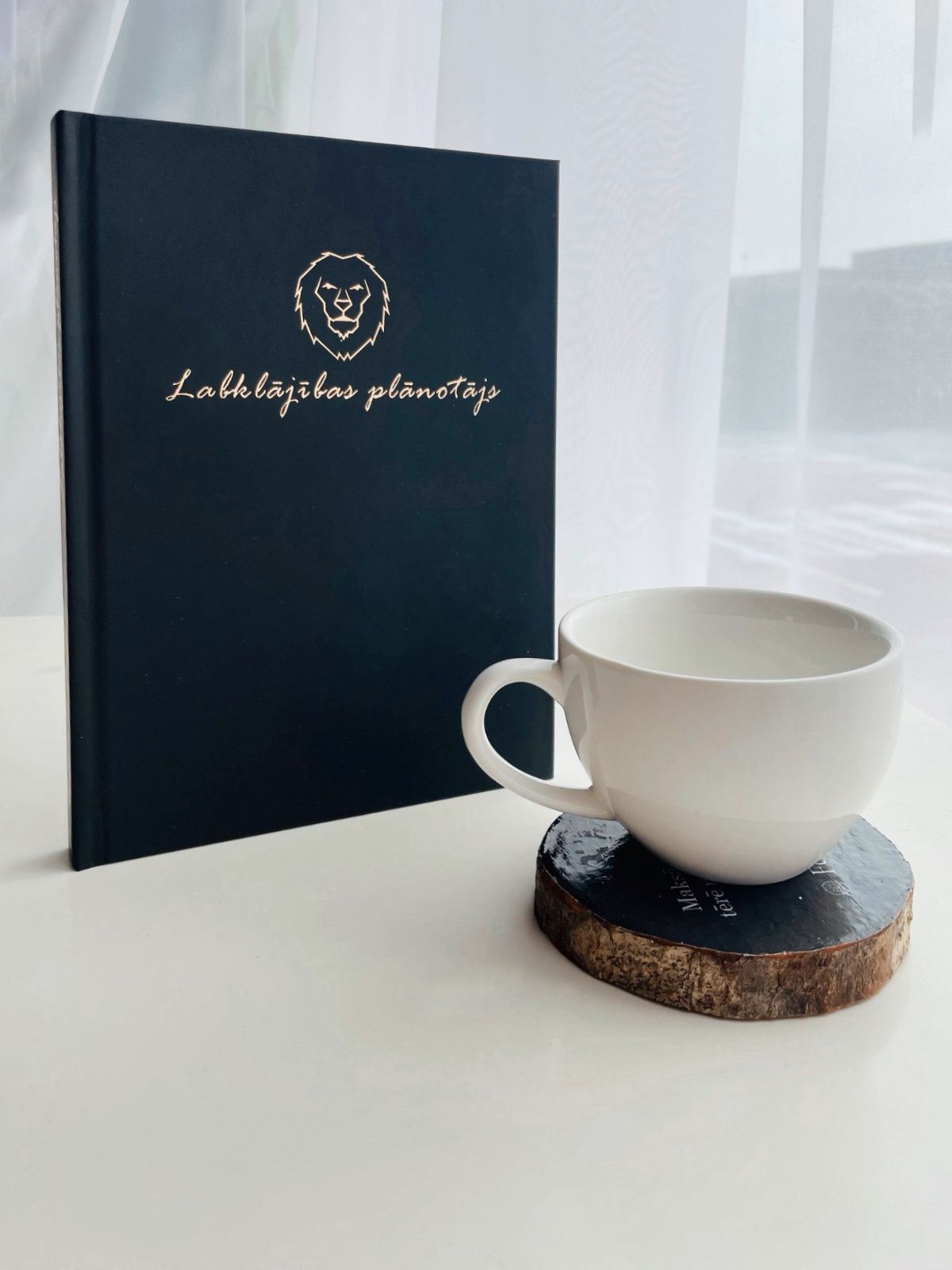 Finanšu labklājības komplekts: Labklājības plānotājs + koka paliktnis