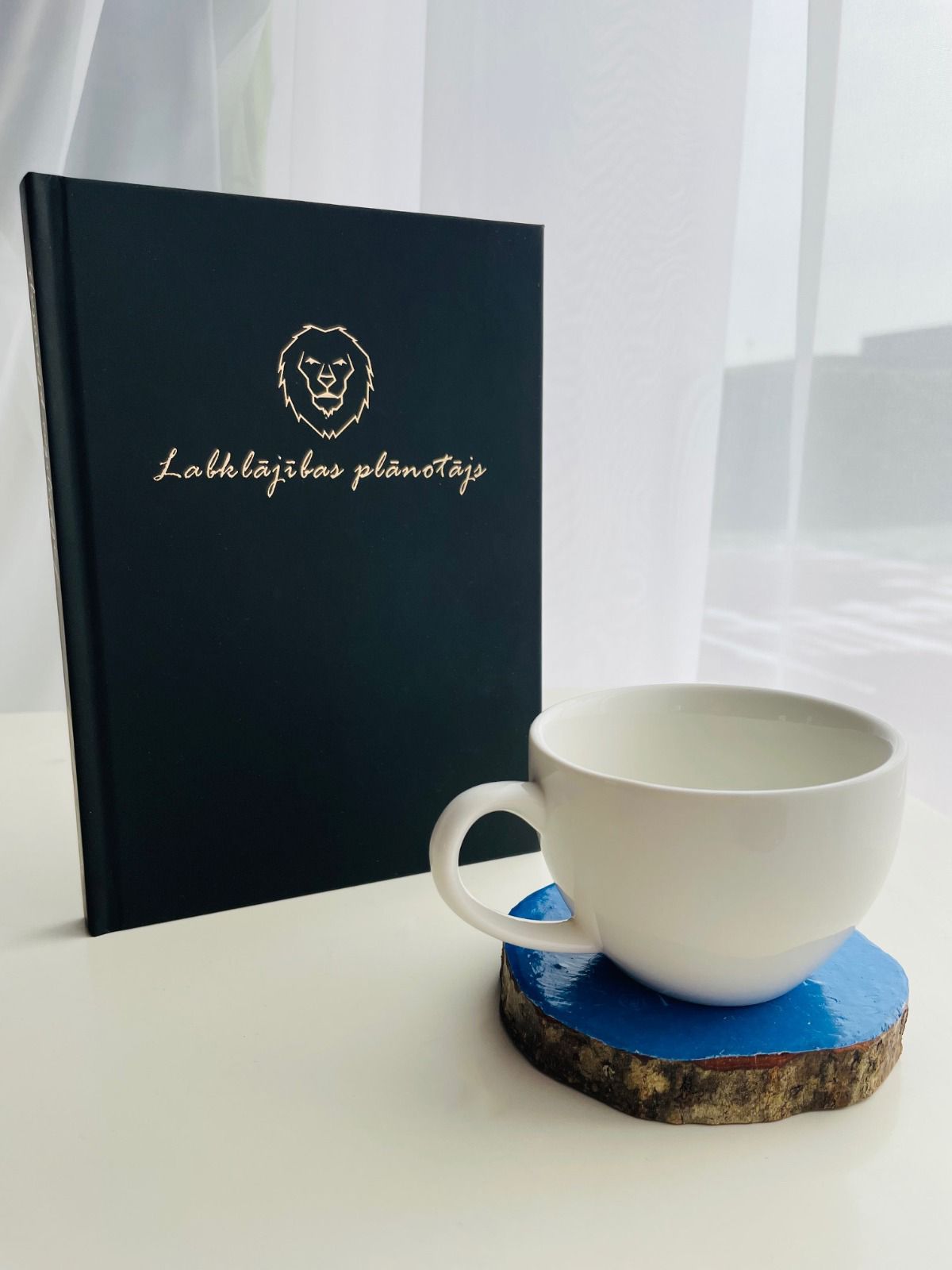 Finanšu labklājības komplekts: Labklājības plānotājs + koka paliktnis